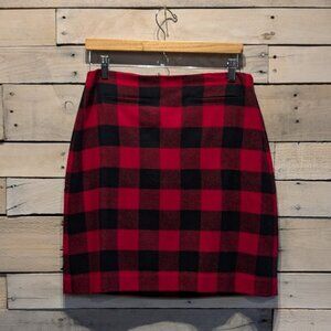 Talbots Buffalo Plaid Mini Skirt